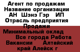 Агент по продажам › Название организации ­ АН "Шэнэ Гэр", ИП › Отрасль предприятия ­ Продажи › Минимальный оклад ­ 45 000 - Все города Работа » Вакансии   . Алтайский край,Алейск г.